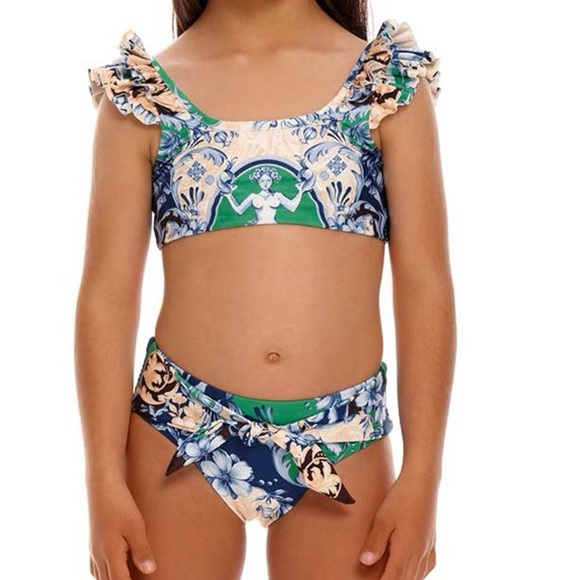 Agua Bendita Cardumen Cloud Girls Bikini Set - Picture 4 of 6